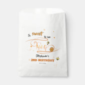 So Sweet To Bee Two Cute Honey Bee 2nd Birthday Geschenktütchen (Vorderseite)