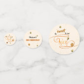 So Sweet To Bee Two Cute Honey Bee 2nd Birthday Konfetti (Vorderseiten)