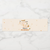 So Sweet To Bee Two Honey Bee 2nd Birthday Wasserflaschenetikett (Einzelnes Label)