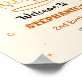 So Sweet To Bee Two Honey Bee 2nd Birthday Welcome Poster (Ecke)