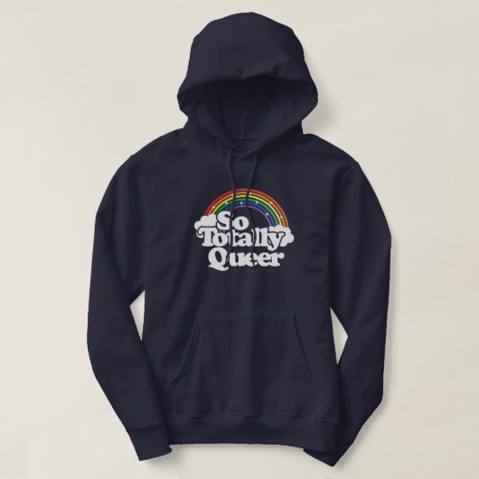 So total Que - Pride Rainbow - LGBTQ Hoodie (Design vorne)