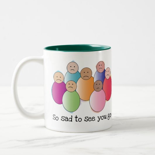 So traurig zweifarbige tasse (Links)