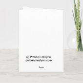 So traurige… Scheidungs-Karte Karte (Rückseite)