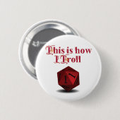 So troll ich - kritische RPG-Würfel Button (Vorne & Hinten)