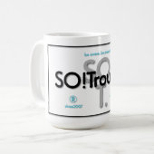SO!Trouble Logos und Schlagzeilen Kaffeetasse (Vorderseite Links)