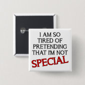 So tun, als wäre ich nicht Special Funny Button Ab (Vorne & Hinten)