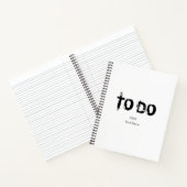 So tun Sie mit Name und Date-Notebook Notizblock (Innenseite)