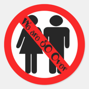 SO über Bruch Runder Aufkleber