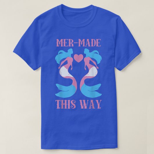 So übertrug die Mermaid Transgender LGBT Pride T-Shirt (Design vorne)