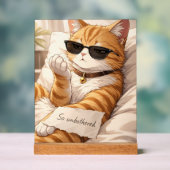 So unbeeindruckt acrylschild (Neutral)