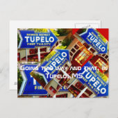 So und so in Tupelo Postkarte (Vorne/Hinten)