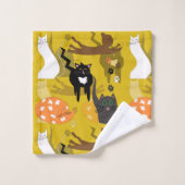 So unterschiedliche Katzen. Badhandtuch Set (Waschlappen)