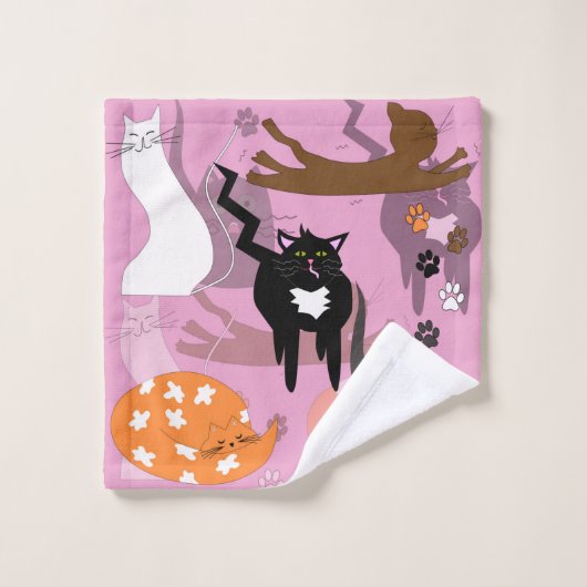 So unterschiedliche Katzen. Waschlappen (Waschlappen)