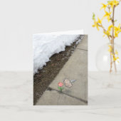 So unwahrscheinlich wie Frühling Karte (Gelbe Blume)