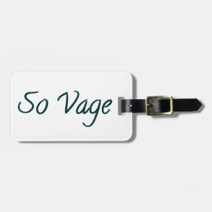 so vage gepäckanhänger