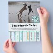 So verkaufen Sie Dane Welpen farbigen Flyer (Hand)