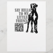 So verkaufen Sie Schwarz-weiße Welpen Flyer (Hinten)