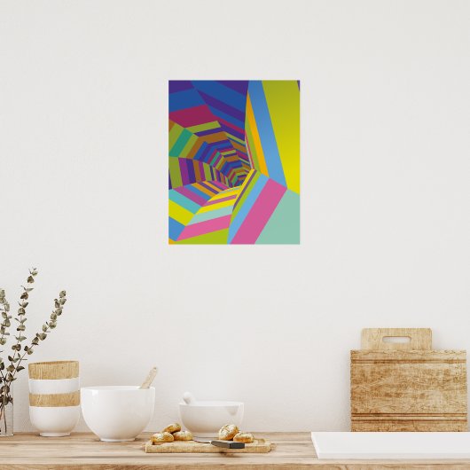 So verschwinden Sie farblich Poster (Küche)