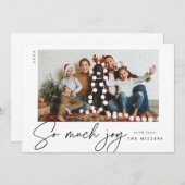 So viel Freude Mitteilungskarte (Vorne/Hinten)