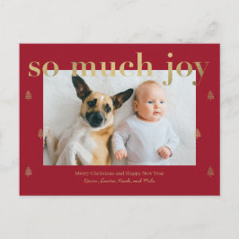 So viel Freude Moderne Ferien Postkarte