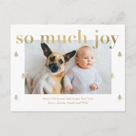 So viel Freude Moderne Ferien Postkarte