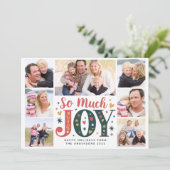 So viel Freude Multi Foto Weihnachten (Stehend Vorderseite)