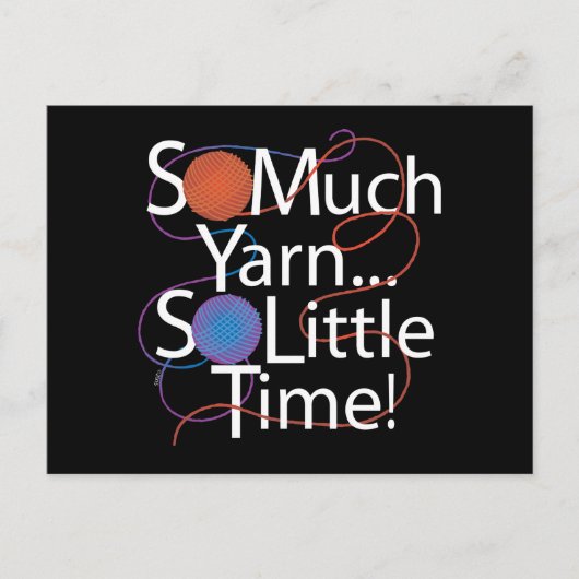 So viel Garn Postkarte (Vorderseite)