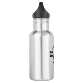 So viel Gnar so wenig Zeit Mountain Bike Edelstahlflasche (Links)