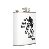 So viel Gnar so wenig Zeit Mountain Bike Flachmann (Rechts)