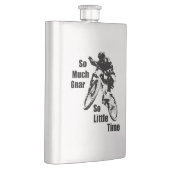 So viel Gnar so wenig Zeit Mountain Bike Flachmann (Rechts)