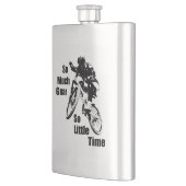 So viel Gnar so wenig Zeit Mountain Bike Flachmann (Links)