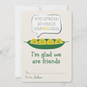 So viel Hap-pea-ness-Valentinstag-Klasse (Vorderseite)