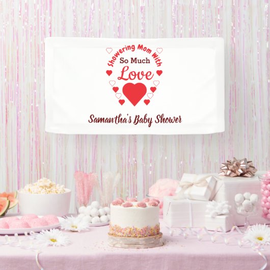 So viel Liebe Babydusche Banner (Party)