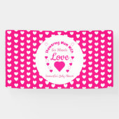 So viel Liebe Babydusche Banner (Horizontal)