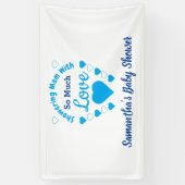 So viel Liebe Babydusche Banner (Vertikal)