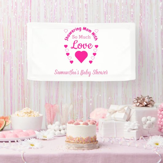 So viel Liebe Babydusche Banner (Party)
