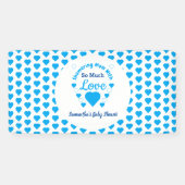 So viel Liebe Babydusche Banner (Horizontal)
