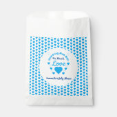 So viel Liebe Babydusche Geschenktütchen (Vorderseite)