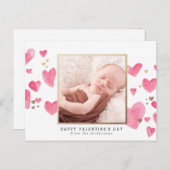 So viel Liebe Feiertagspostkarte (Vorne/Hinten)