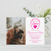 So viel Liebe Hochzeitspartei Einladung (Stehend Vorderseite)