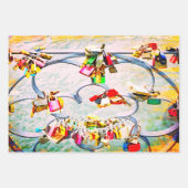 So viel Liebe! Liebe sperrt für ewige Liebe Geschenkpapier Set (Vorderseite 2)