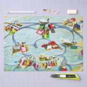 So viel Liebe! Liebe sperrt für ewige Liebe Seidenpapier (Handwerk)