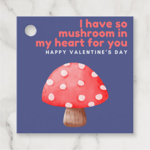 So viel Pilz in meinem Herzen Valentinstags-Tags Geschenkanhänger