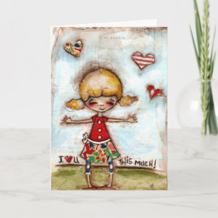 So viel! - Valentine Feiertagskarte