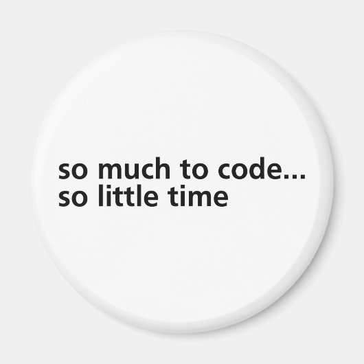 So viel zu Code... Magnet (Vorne)