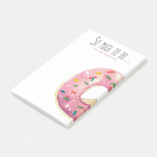 So viel zu tun... post-it klebezettel (angewinkelt)