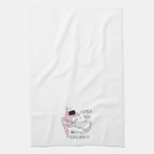 "So viel zu tun und wenig Lust, es zu tun!" DIVA Geschirrtuch (Vertikal)