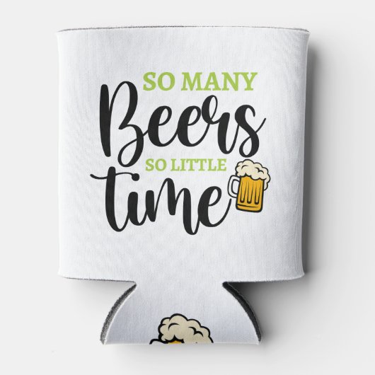 So viele Biere können kühlen - Funny Party trinken Dosenkühler (Vorderseite)