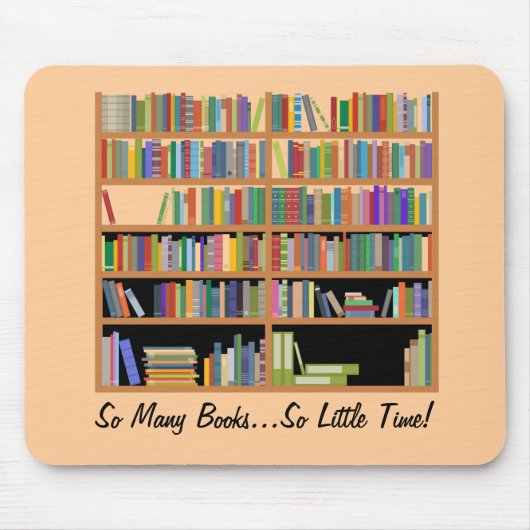So viele Bücher (kundengerecht) Mousepad (Vorne)