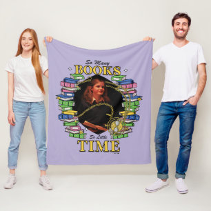 So viele Bücher, so wenig Zeit Fleecedecke